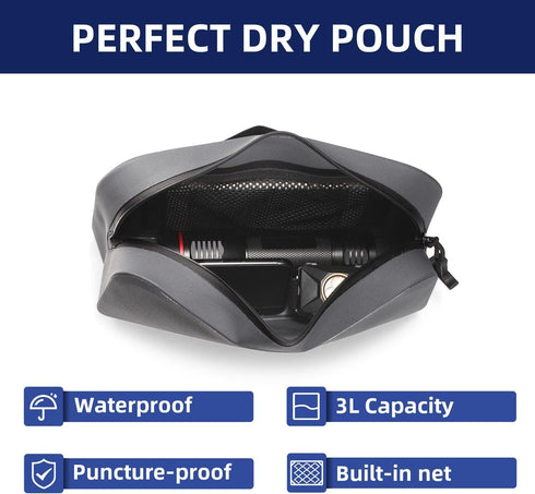 THURSO SURF Waterproof Fanny Pack, Dry Bag with Adjustable Waist Strap, Keep Phone & Valuables Safe/Dry for Kayaking,