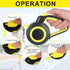 16Ft Retractable Dog Leash, Lightweight for Small Medium Dogs/Cats Up to 44lbs, One-Handed Brake, Reflective