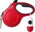 Fida Retractable Dog Leash with Dispenser, 16 ft Pet Walking Leash for Medium Dog or Cat, Red
