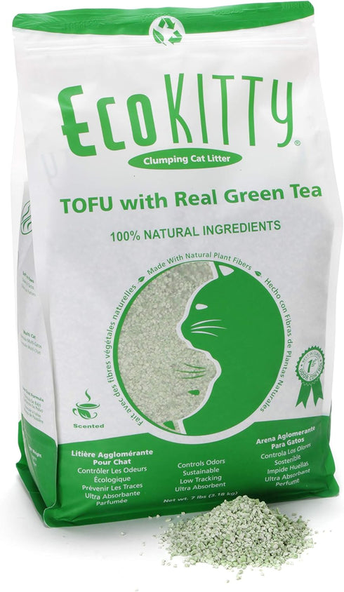 Clumping Cat Litter, Green Tea Tofu