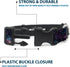 Buckle-Down Plastic Clip Collar - Galaxy Collage - Large, 1" Wide, Fits 15-26" Neck
