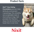 Nixit Stool-Eating Preventative for Dogs - Chicken Liver & Natural Fish Flavored Vitamin B Powder - 10.5 oz