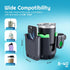 Zrafu 2-in-1 360 Stroller Cup Holder with Phone Holder - Universal Bike & Wheelchair Accessory, Rotatable, Anti-Slip