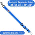 Pawtitas Blue Dog Seat Belt | Adjustable Pet Safety Seat Belt for Small to Large Dogs | Exceeds Safety Standards