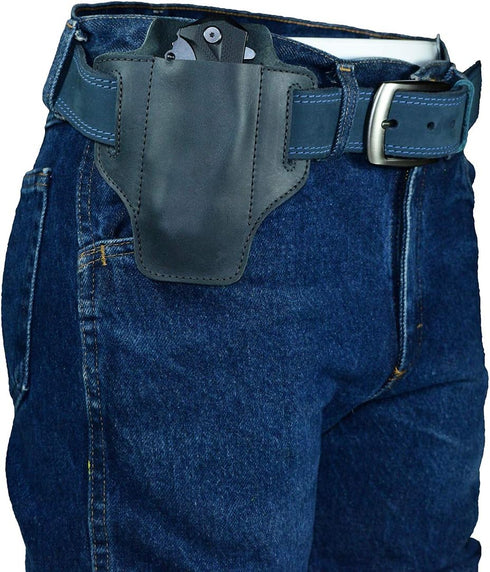 Hide & Drink Leather Tactical Knife Holster, Multitool Holder for Camping & Outdoor Accessories