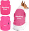 Parisian Pet Dog Tshirt - “Barking Diva“ Embroidered Girl Dog Clothes, Lightweight Pink Tee, 2XL