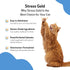 Pet Wellbeing Stress Gold for Cats - Supports Relaxation, Travel, Vet Trips, 2 oz (59 ml) Herbal Supplement