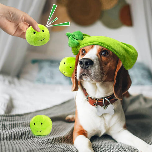 Hide and Seek Dog Toys - Squeaky Interactive Puzzle Toys for Boredom, Pack of 3 for Small and Medium Dogs