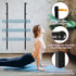 Yoga Mat Holder Wall Mount - Yoga Mat Storage Organizer for Foam Rollers, Skateboard, Ski Board