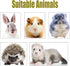 kathson Rabbit Litter Box Trainer Small Animal Potty Corner Toilet with Drawer Pet Cage Pan Litter Bedding Box