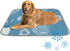 Generic Dog Cooling Mat Indoor Ice Silk Rabbit Mat Pineapple Palm Motif Pet