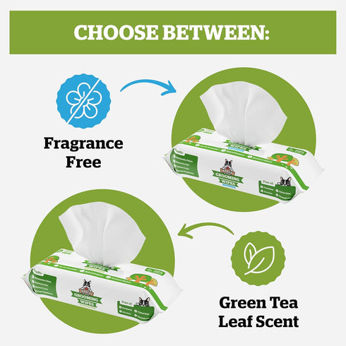 Pogi's Dog Grooming Wipes, 100 Plant-Based, Hypoallergenic Wipes for Cleaning and Deodorizing