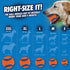 Chuckit Ultra Duo Tug Dog Toy, Medium Indoor/Outdoor Ball for Dogs 20-60 Pounds