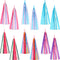 Zonon 6 Pairs Kid Bike Handlebar Streamers, Bicycle Tassel Ribbon Decoration for Boys and Girls