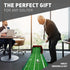 TiwisiTe Putting Green Indoor, Putting Mat with Automatic Ball Return - Solid Wood Structure No Humping, Suitable