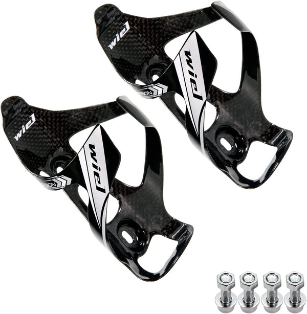 Wiel Full Carbon Fiber Bicycle Bike Light Drink Water Bottle Cage Holder