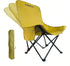 FORFOX Adjustable Portable Folding Camping Chair with High Back, Side Pockets, Headrest,