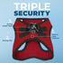 Voyager Step-In Air Dog Harness - Reflective, No Pull, All Weather Mesh for Small/Medium Dogs & Cats - Red/Black Trim, S