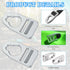 Upgrade Aluminum Strap Replacement Buckle Clip - Compatible with Kayak Seat, Nylon Webbing Straps, Fit for Lifetime
