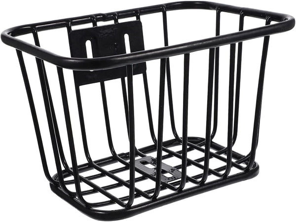 Toddmomy Detachable Bicycle Iron Basket, Bike Rack for Adult Bikes, Cycling Child Riding Frame