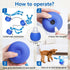 Saolife Interactive Dog Toys with Motion Activated, Squeaky Dog Toy Active Rolling Ball for Puppy and Medium Dogs, USB