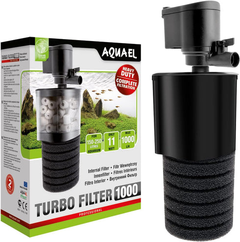 Aquael Turbo Internal Power Filter (1000) for Aquariums