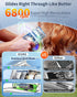 Dog Grooming Clippers Kit for Thick Heavy Coats - Cordless, Low Noise Electric Trimmer, Professional Pet Hair Shaver
