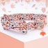 Faygarsle Bow Tie Halloween Fall Dog Collar, Fashionable Cotton Collar with Metal Buckle for Small Medium Large Dogs