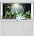 AWERT 36x18 inches Foggy Stone Background for Aquarium with Mushroom Moss and Green Plants