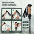KINGGEAR Adjustable Hiking Poles, Walking Sticks with Quick Flip Lock, Lightweight Collapsible, Durable Aluminum