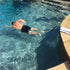 Upgrade Style Strong Pool Swim Training Leash, Swim Resistance Tether with Comfortable Waist Belt and Double Bungee Rope