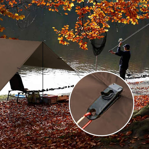 KALINCO Camping Tarp Waterproof, 10X12FT Hammock Rain Fly Tent for Backpacking & Hiking