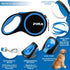 PINA Retractable Dog Leash, 26ft for Small Medium Large Dogs up to 110lbs, 360° Tangle-Free with Anti-Slip Handle