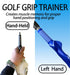 Golf Swing Trainer Aid - Portable Collapsible Trainer for Hinge, Forearm Rotation, Shoulder Turn & Grip