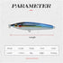 Generic 179mm 96g LW525 Fishing Lure Wobbler Floating Seabass Hard Lures Trolling Stickbait for GT Tuna Fake Bait