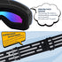 Kids Ski Goggles, Snow Ski Goggles for Youth Teens Boys and Girls, Ages 5-14