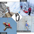LIXADA Climbing Hand Ascender - 8-13mm Vertical Rope Access with Ergonomic Rubber Handle - CE Certified