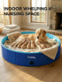 Swimming 39'') Furrybaby Dog Pool, Kiddie Pool with Hard Plastic Foldable Dog Bath Tub Portable for Dogs, Kids and Pet