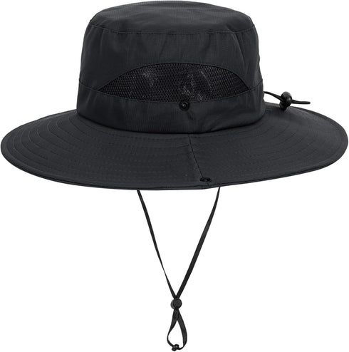 Kids Sun Hat with UV Protection, Beach Bucket for Boys & Girls, Wide Brim Safari Boonie Cap for Summer