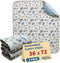 Washable Pee Pads for Dogs, 2 Pack Reusable Puppy Pads, Absorbent Whelping