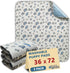 Washable Pee Pads for Dogs, 2 Pack Reusable Puppy Pads, Absorbent Whelping