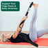 Stretching Strap Yoga Strap for Physical Therapy, 10 Loops Non-Elastic Stretch Strap for Pilates, Flexibility, Exercise