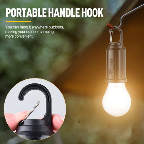 Bulb Lantern3 Backpacking, (T01) Solar Tent Camping Light Rechargeable Portable LED Camping Lighting Modes Tungsten