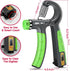 FitBeast Hand Grip Strengthener Workout Kit (5 Pack) - Adjustable Resistance Hand Gripper, Finger Stretcher, Grip Ring