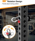 JUFZQO 1-3 inch 2 Upgrade Power Rack Attachments with Convex stainless steel gaskets, Versatile O-Ring Attachment Fit