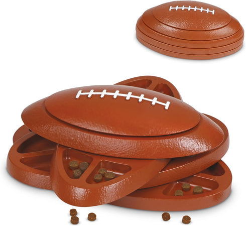 Brightkins Touchdown Time! Interactive Dog Puzzle Toys - Gifts for Dogs, Treat Puzzle