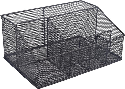 6-Compartment Blanket,Shampoo,Trimmer,Clipper,Brush Universal Pet Grooming Supplies Organizer, Dog Storage Organizer