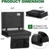 AIYAFEIO BackpacksWide Stadium Seats for Bleachers with Back Support, Bleacher Chairs with BackPortable Bleacher Seats