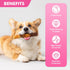 6 Inch 17.6 oz Dog Treats, Triple Flavor Rawhide Rolls, Chicken Duck and Chicken Liver Wrapped Rawhide Dog Chews