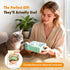 Paleclouds 3-in-1 3 Hide and Seek Cat Toy Mat, Interactive Cat Toys for Indoor Cats with Fluttering Butterfly & Moving